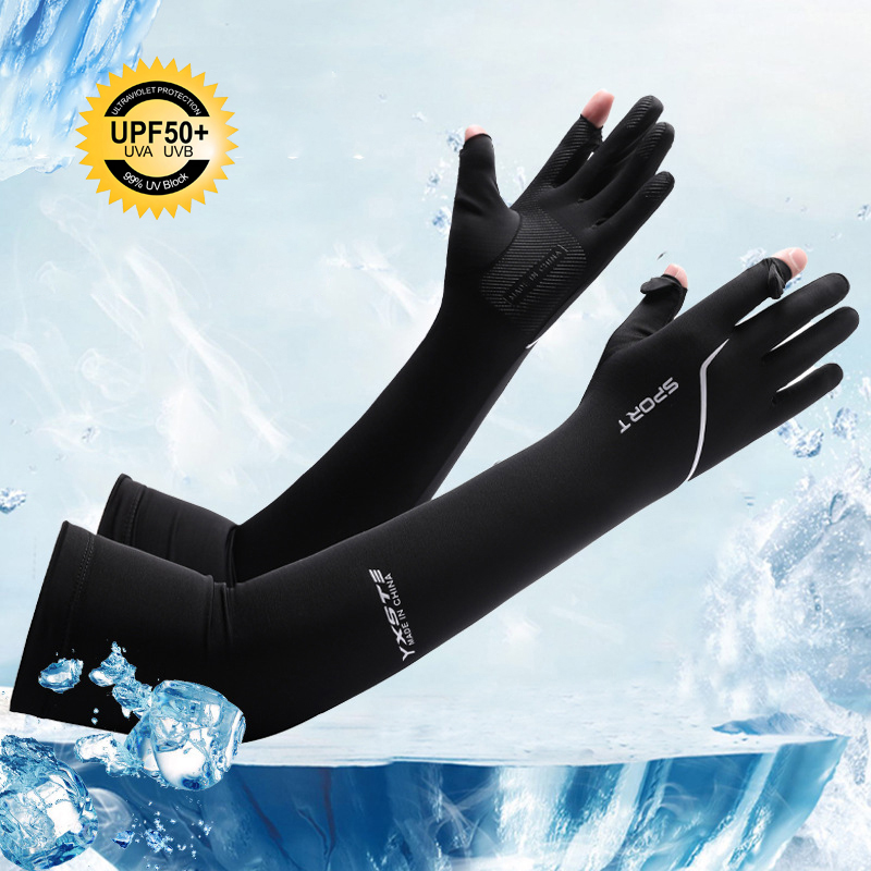 Cycling Glove - Güneş Koruyucu Uzun Kol Kolları Erkek