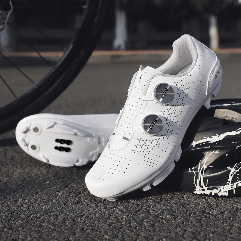 Road Bike Cleats - Erkek MTB Bisiklet Ayakkabıları Kilitli Pedallı