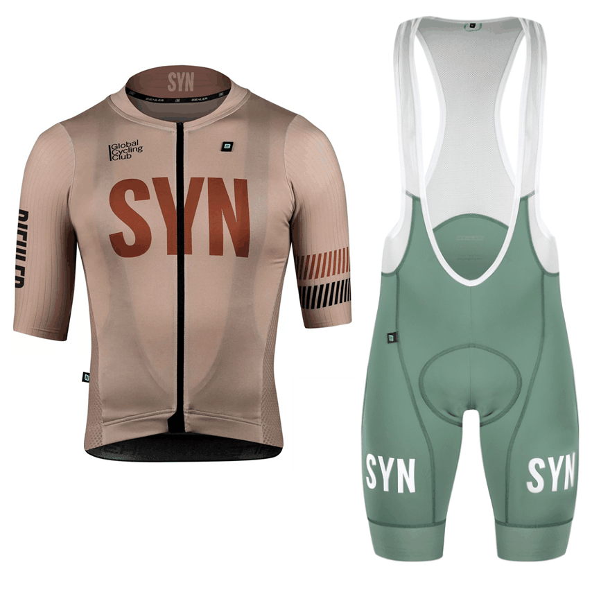 Cycling Gear Brands - SYN kahverengi bisiklet giyim erkek kısa