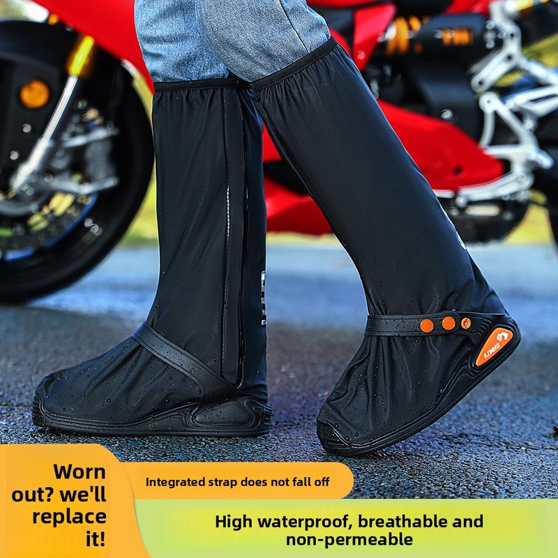 Cycling Shoe Covers - Erkek Kadın Yüksek Bilekli Su Geçirmez