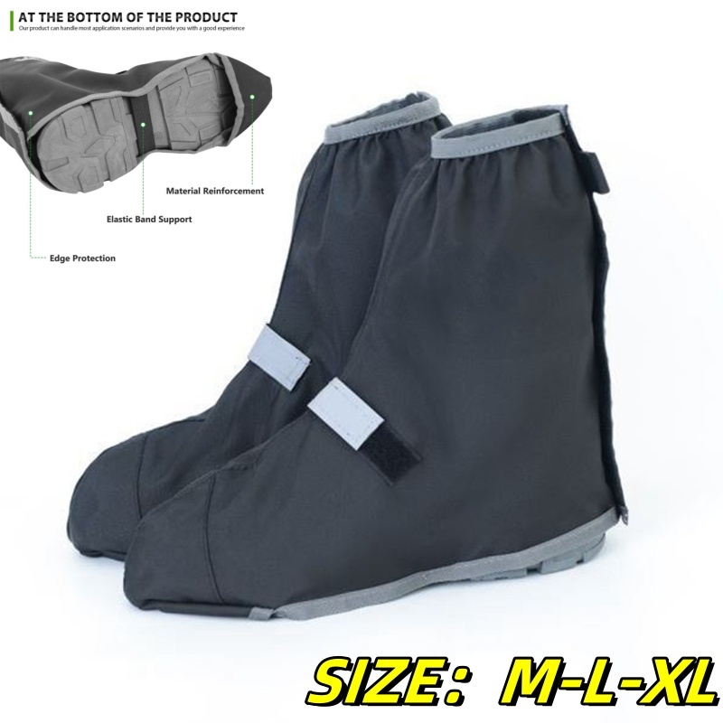 Cycling Shoe Covers - Dayanıklı Oxford Su Geçirmez Yağmur Ayakkabı