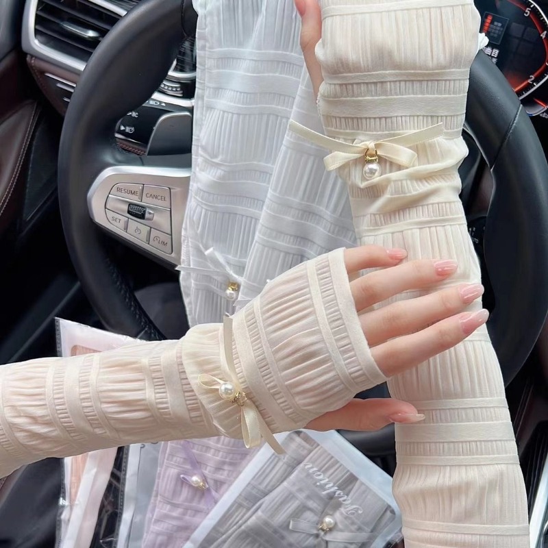 Cycling Glove - Kadınlar İçin Yazlık Güneş Korumalı Uzun