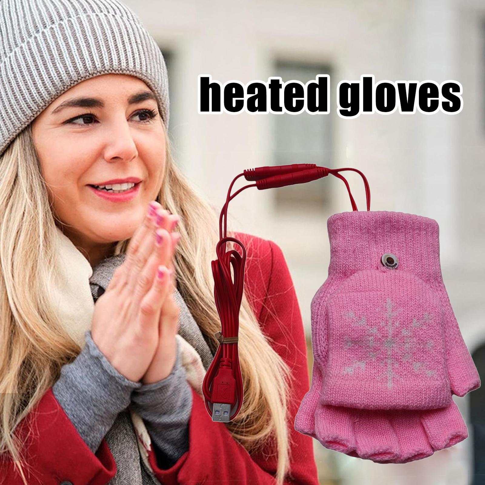 Cycling Gear Cold Weather - Isıtmalı Eldiven Parmaksız USB Isıtmalı Binme