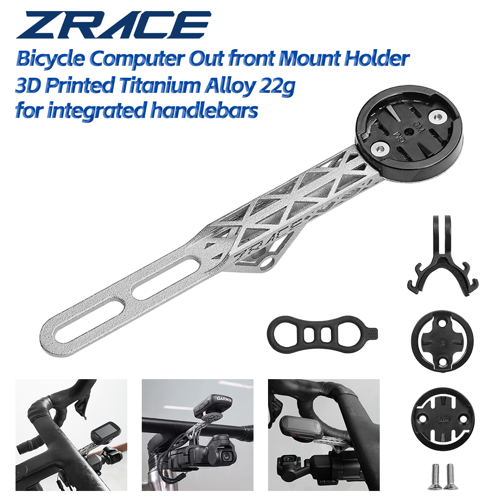 Cycling Gear Mount - ZRACE 3D Baskılı Titanyum Bisiklet Bilgisayarı
