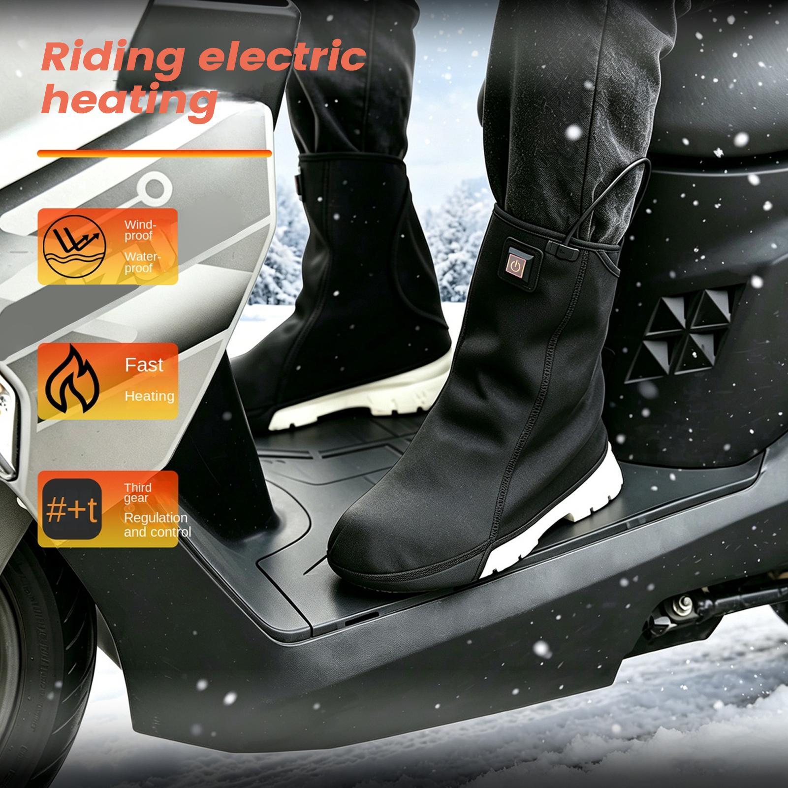 Cycling Shoe Covers - Isıtmalı Bisiklet Ayakkabı Kılıfları 3 Kademeli