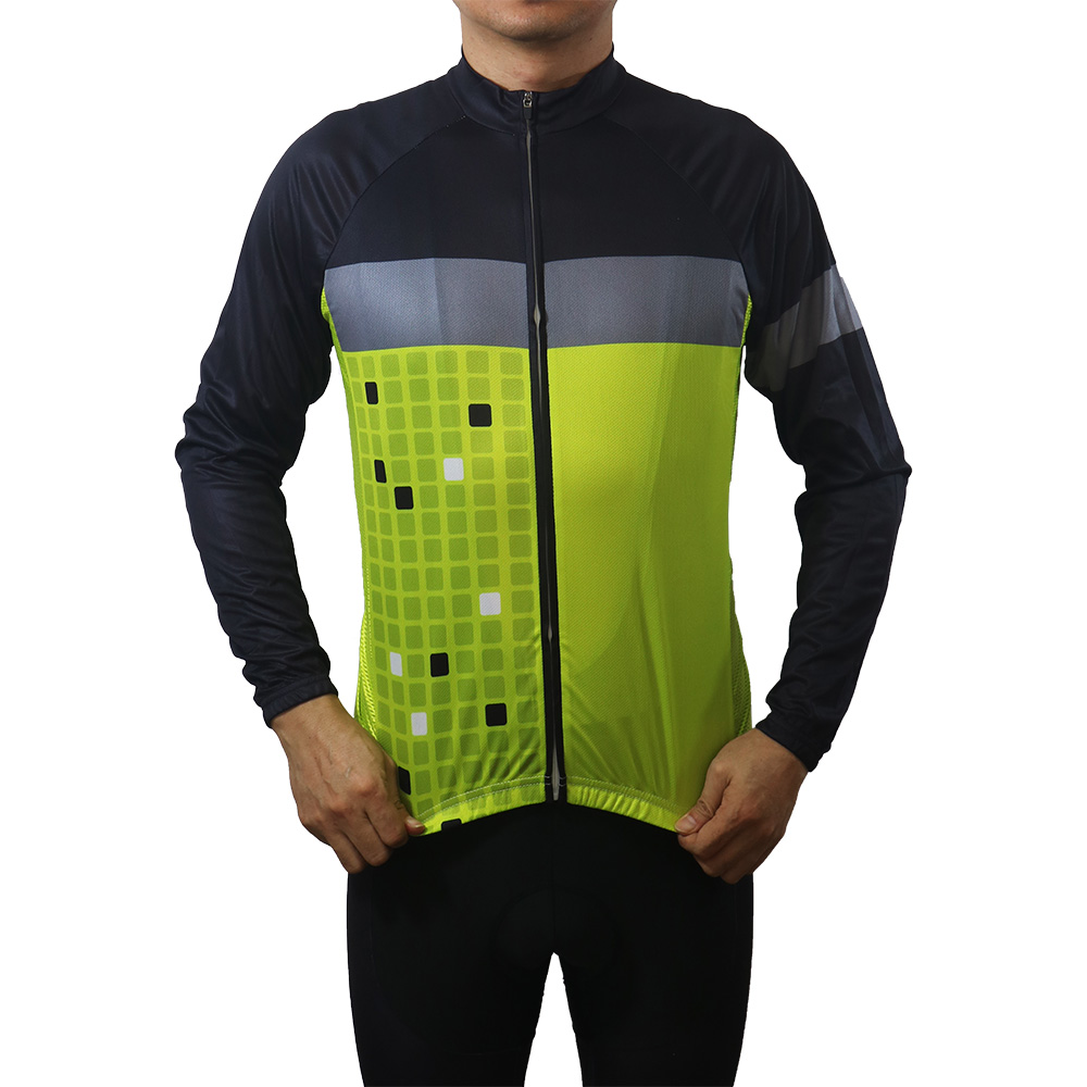 Pro bisiklet ceketi, yeşil uzu - Cycling Gear Lycra incelemesi ve fiyatı