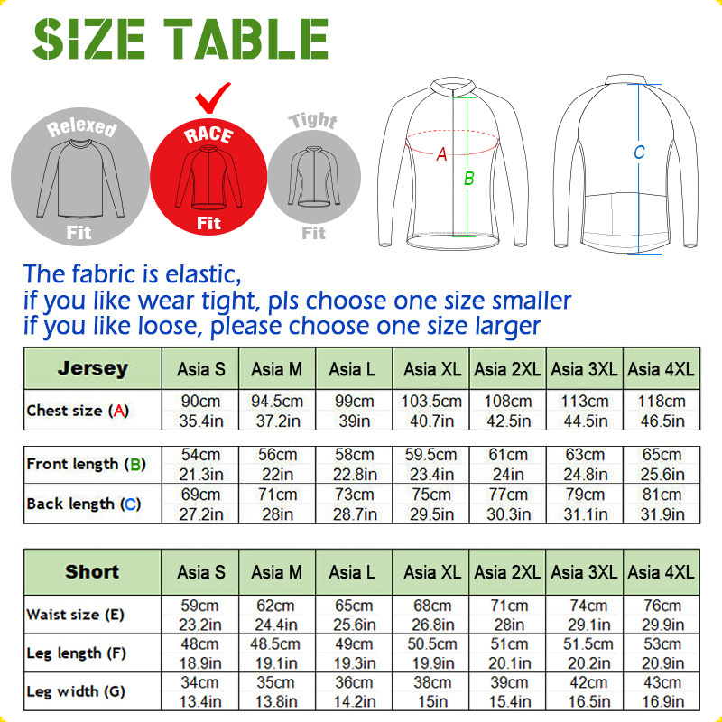 Pro bisiklet ceketi, yeşil uzu - Cycling Gear Lycra incelemesi ve fiyatı
